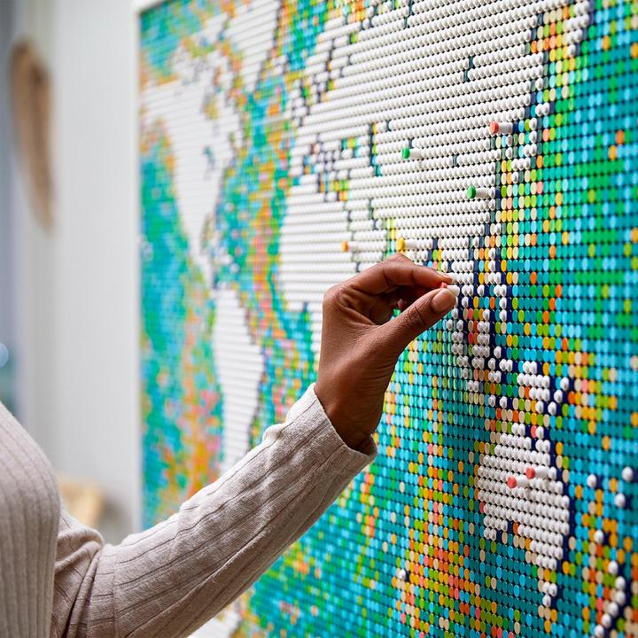 Image du produit LEGO Carte du monde (31203, LEGO Art, LEGO difficiles à trouver)