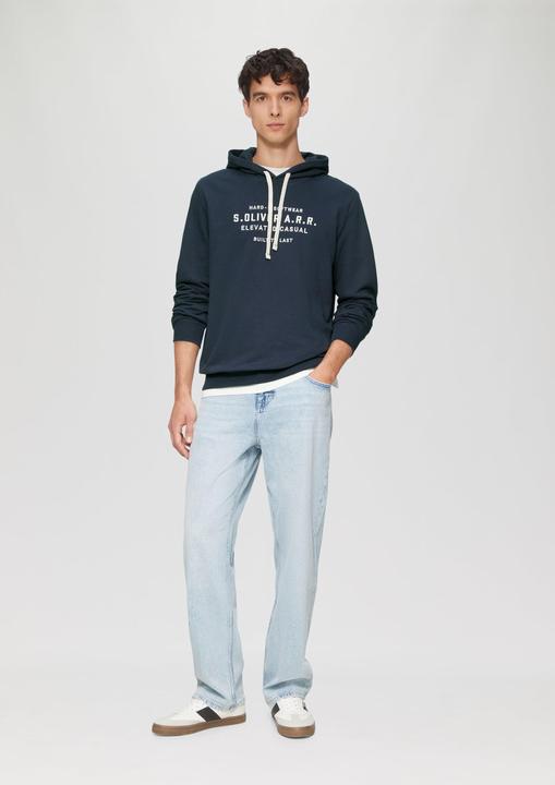 Produktbild S.Oliver Sweatshirt Hoodie aus Sweat-Ware mit Stickerei (M)