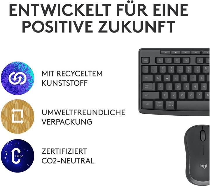 Immagine prodotto Logitech MK370 Combo (CH, Senza fili)