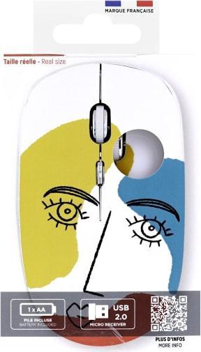 Image du produit T'nB Souris Sans Fil Exclusiv' Art (Blanc) (Sans fil)