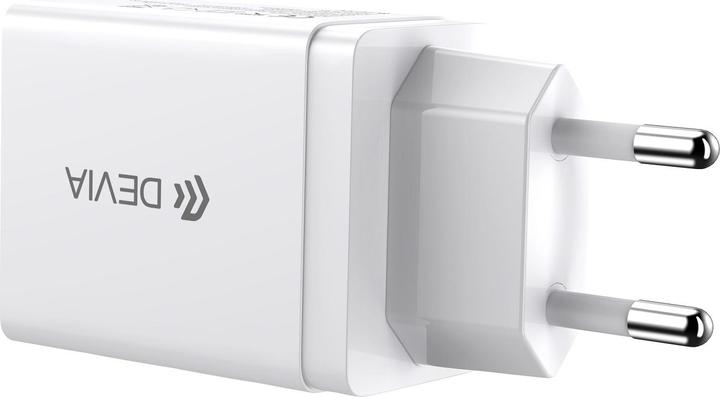 Actual product image Devia wall charger Smart 2x USB 2,4A white (12 W, 2 ports)