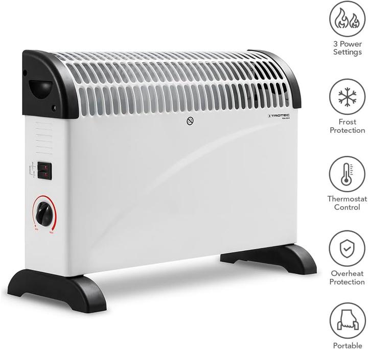 Actual product image Trotec Convection heater TCH 20 E, Name: Conv. heats. TCH-20-E, Suitable room size (m2): up t (2000 W)