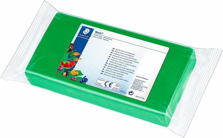 Produktbild Staedtler Knetmasse Plastilin Knete 1kg grün Noris