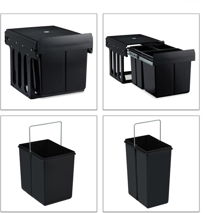 Produktbild Relaxdays Einbaumülleimer (15 l)