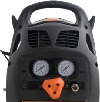 Actual product image Kyocera Tjep compact compressor 6/15-1 - 1,5HK, 1 cylinder, 6 ltr. tank, 230V max. 8 bar (8 bar, 6 l)