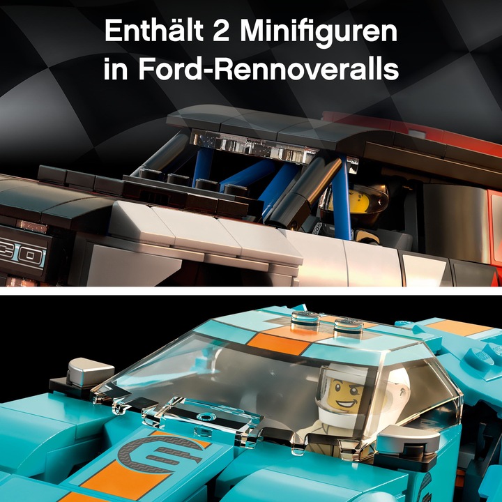 Actual product image LEGO Ford GT Heritage Edition and Bronco R (76905, LEGO Speed Champions)