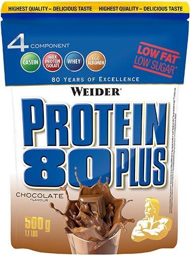 Actual product image Weider Protein 80 Plus (Chocolate, 1 x, 500 g)