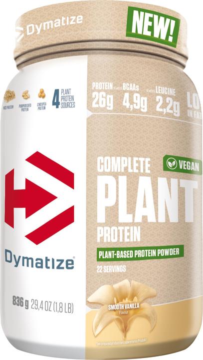 Dymatize Complete Plant Protein (836 g, 1x, Vanille)