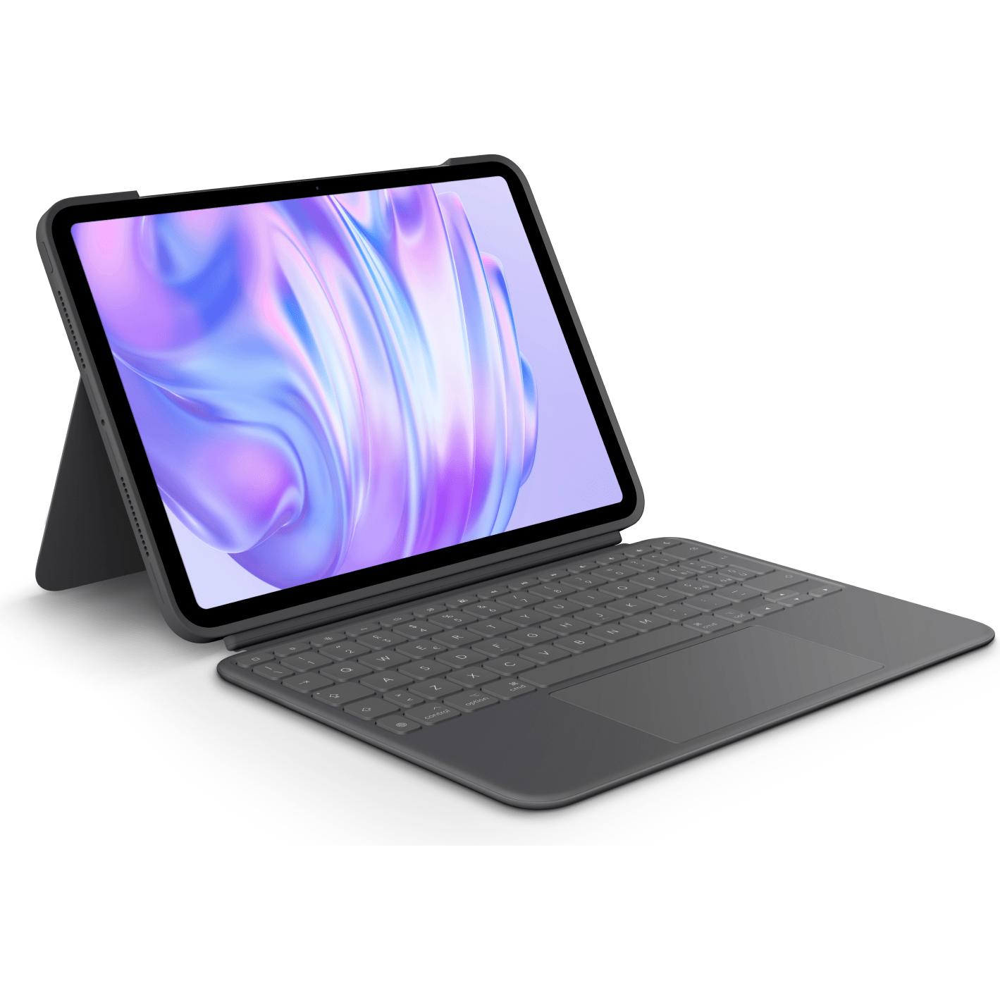 Logitech Combotouch Per Ipadair 11inchm4, Tastiera per tablet, Grigio