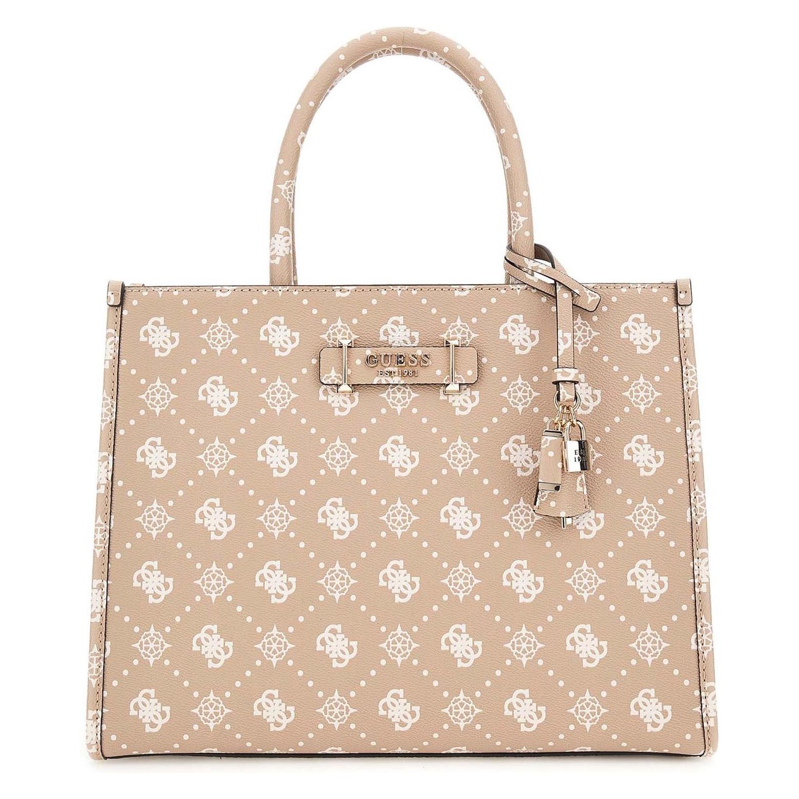 Guess, Damen, Handtasche, Silia 2 Compartment Tote Bag, Braun