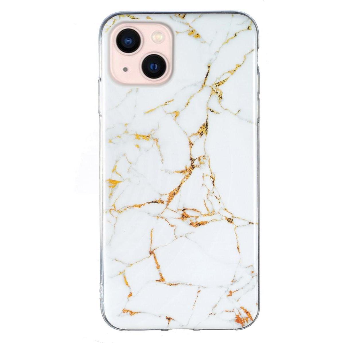 König Design Schutz Handy Hülle für Apple iPhone 15 Case Cover Marmor Bumper Etuis Schale Neu (Apple iPhone 15), Smartph...