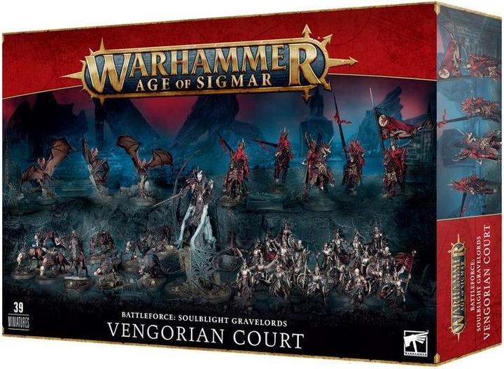 Image du produit Games Workshop Warhammer AoS - Battleforce 2023 Soulblight Gravelords : Cour Vengorienne Ruinemanes (Matières plastiques)