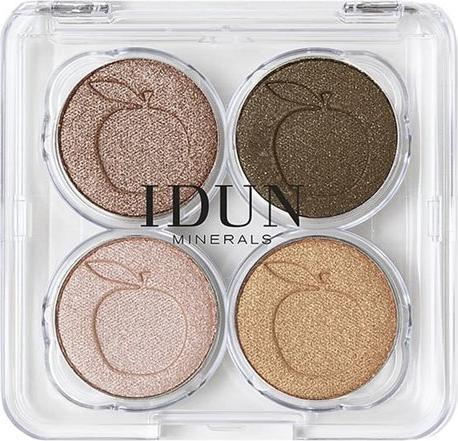 Immagine prodotto IDUN Minerals Palette Eyeshadow Brunkulla (Marrone, Oro, Pink)