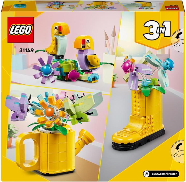 Productafbeelding LEGO 31149 Gieter met bloemen (31149, LEGO Creator 3-in-1)