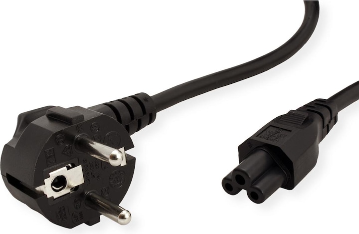 Produktbild Roline Schuko-Netzkabel gewinkelt (1.80 m)