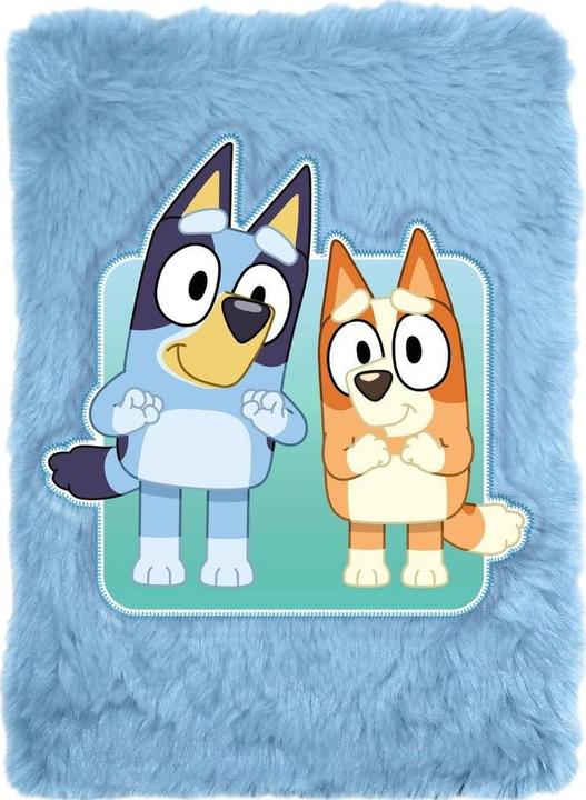 Immagine prodotto Kids Licensing Bluey Notizbuch Plüsch (A5, Nessuna, Copertina morbida)