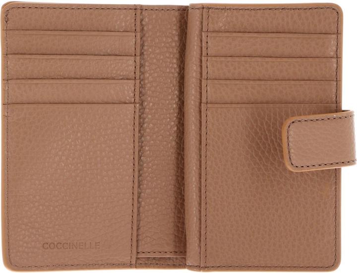 Actual product image Coccinelle Metallic Soft Mini Wallet Grained Leather