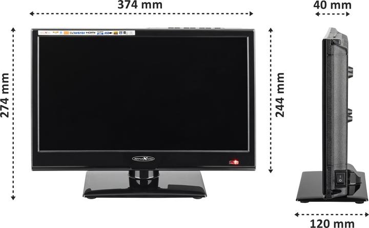 Actual product image Reflexion LEDW16iBT Smart LED TV 16" (16", LED, Full HD)