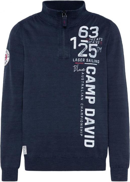 Produktbild Camp David Strickpullover Laser Sailing Troyer Pullover (M)