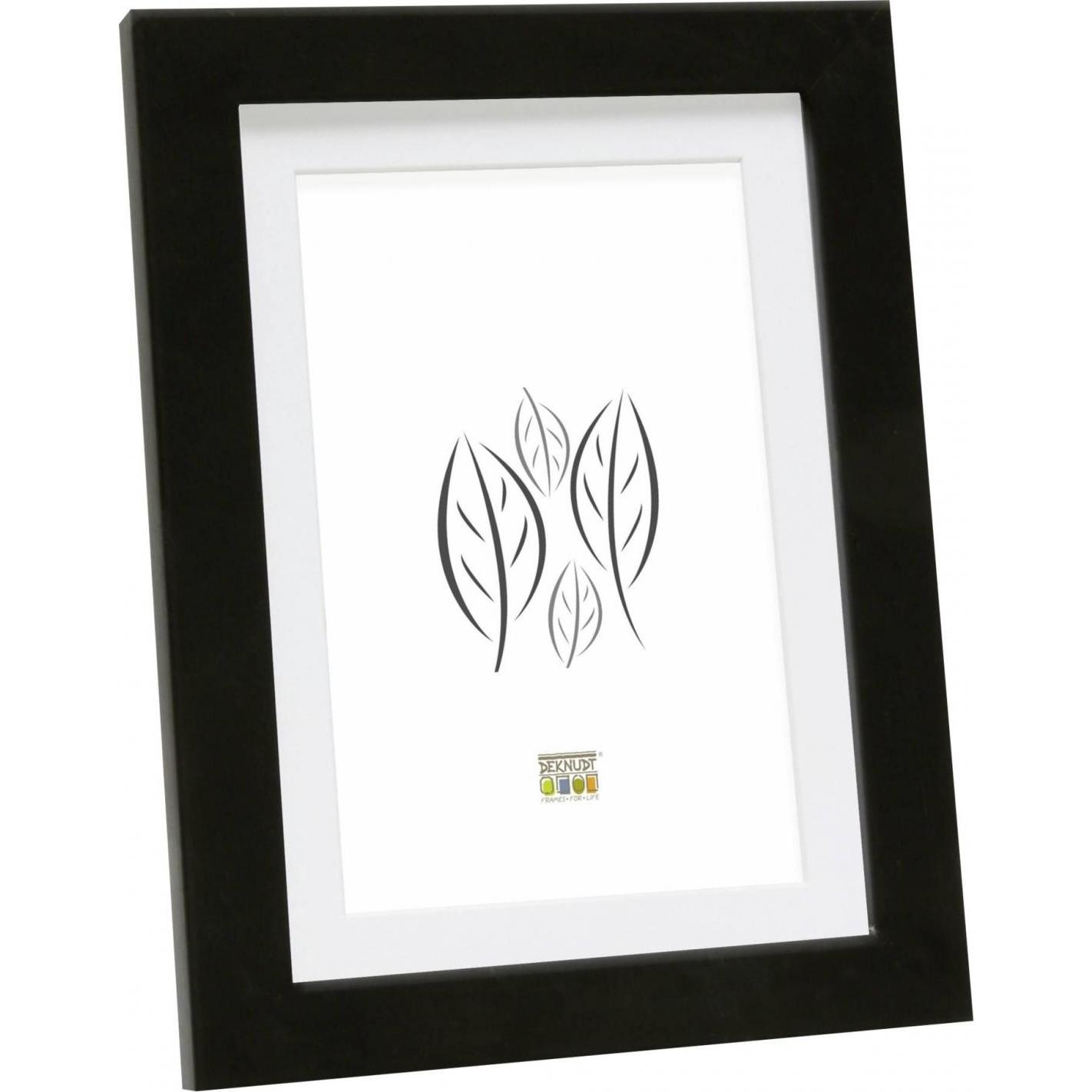 Deknudt, Bilderrahmen, S66KF2 P1 15x20 Holz mit Passepartout (15 x 20 cm)