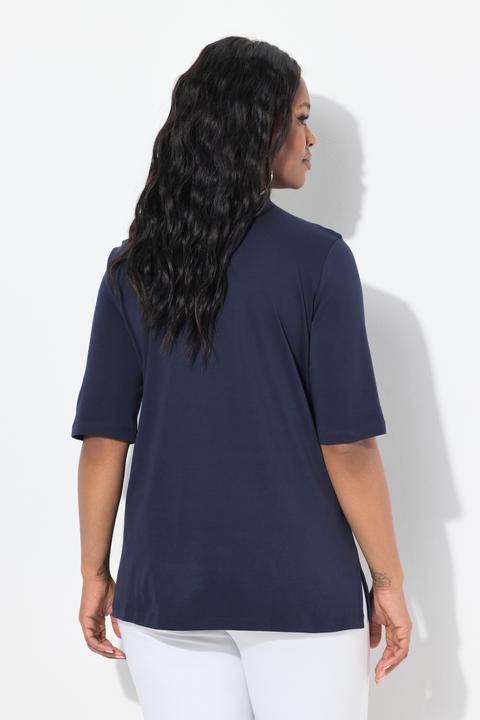 Produktbild Ulla Popken Poloshirt, Classic, Polokragen, Halbarm, Pima Cotton (58)