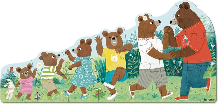 Produktbild Jumbo GOULA XXL-Puzzle Bärenfamilie.55266 (16 Teile)