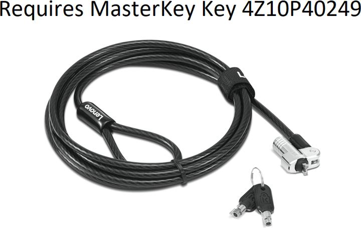 Produktbild Lenovo Kensington NanoSaver Masterkey Kabelschloss