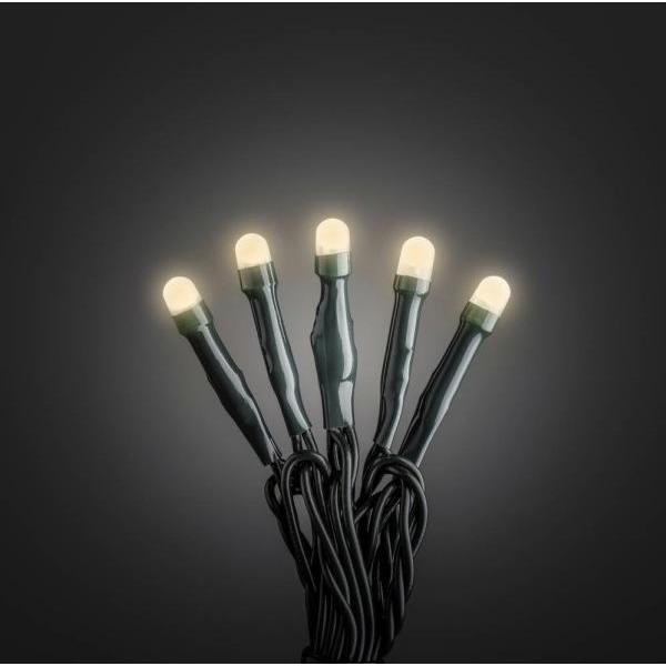 Konstsmide, Lichterkette, Gnosjö Micro LED Lichterkette, gefrostet, verschweisst, 100 bernsteinfarbene Dioden, 30V I (3....