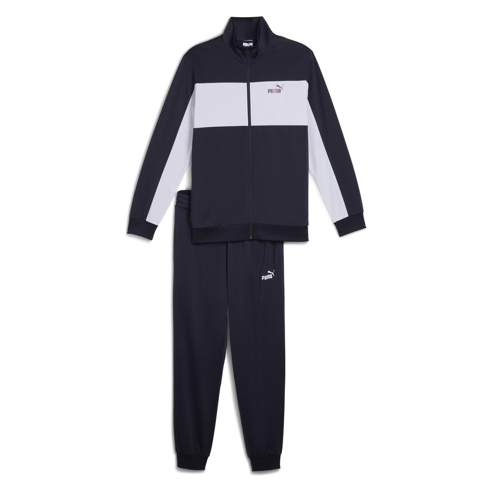 Puma, Mannen, Trainingsjassen, Poly Colorblock Pak (M), Blauw, M