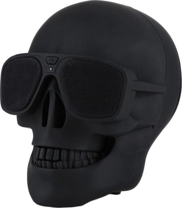 Image du produit PhoneLook Haut-parleur Gothic tête de mort Bluetooth V3.0 avec batterie réchargable (10 h, Fonctionnement sur batterie)