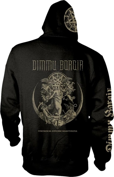 Actual product image Dimmu Borgir Puritanical Euphoric Misanthropia (Black) Zipper-H (M)