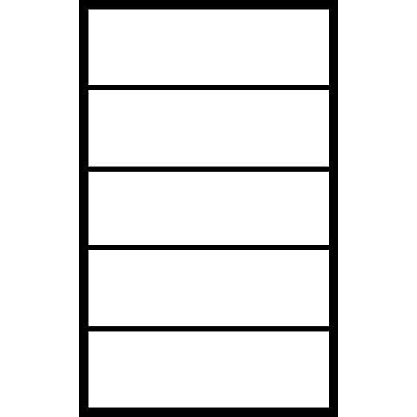 Produktbild C+P Stahlschrank, feuergeschützt (120 x 50 x 195 cm)