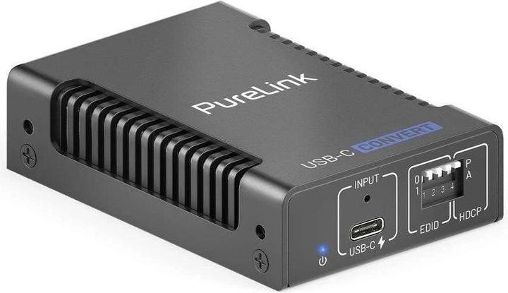 Actual product image Purelink PureTools PT-C-CPDHD-18G USB-C auf HDMI 2.0 Konverter 18 Gbps (Angle adapter, Camera Converter)
