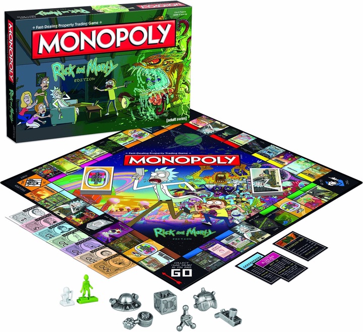 Productafbeelding Hasbro Monopoly Rick Morty (Duits)