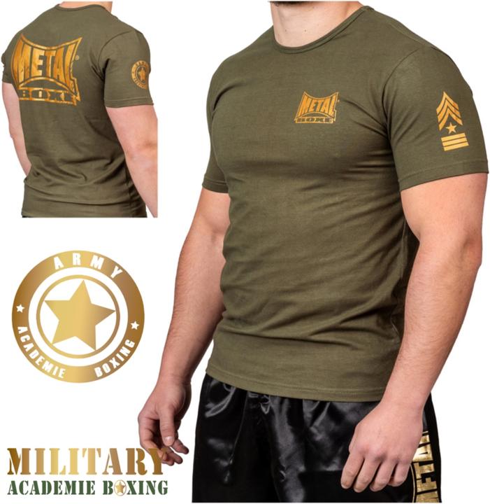 Image du produit MetalBoxe Tee Shirt Vintage Military (S, L)