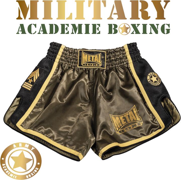 Produktbild MetalBoxe Short Thai/Kick Extrem Military (L, XL)