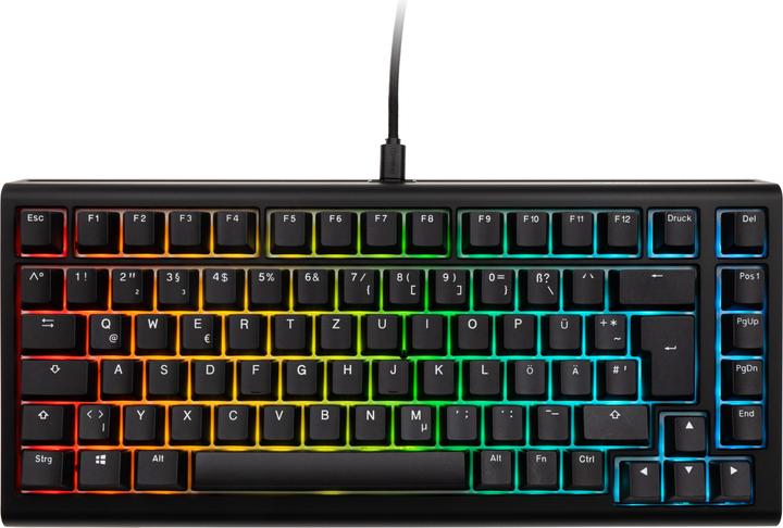 Actual product image Ducky Tinker 75 Gaming Keyboard, RGB - MX-Speed Silver (ISO-EN) (DE, Cable)