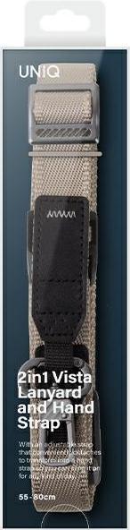 Produktbild Uniq Vista uniwersalna smycz do telefonu 2w1 zielony/dark khaki