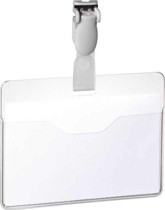 Produktbild Brand Namensschild 90 x 60 mm (B x H) drehbarer Clip