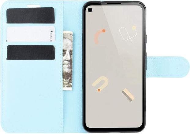 Actual product image MU Classic Litchi Leather Bookcover Series (Google Pixel 4a)