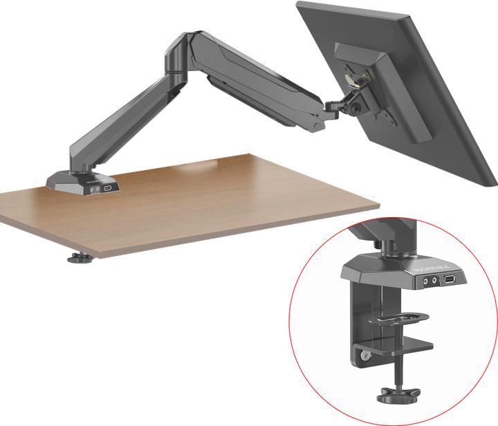 Actual product image Rockstable Prof. Single USB Black (Table, 32")