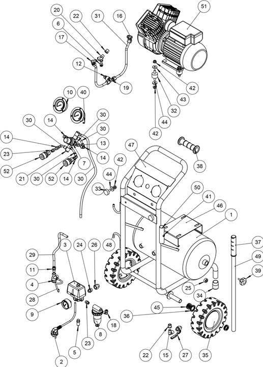 Produktbild Rockair Kompressor K-20-460M OF