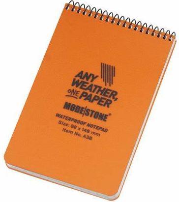 Modestone Top Spiral 96x148mm/50, orange