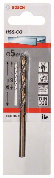 Actual product image Bosch Professional Zubehör Metal drill HSS-Co 5,0x52x86mm (5 mm)