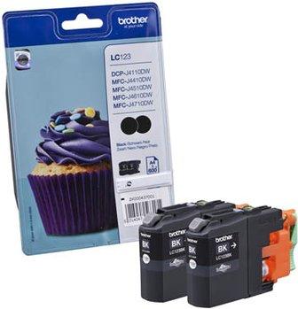Produktbild Brother LC-123 BK Doppelpack (BK)