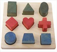 Image du produit Wooden Story Jeu De Puzzle En Forme D'Arc-En-Ciel