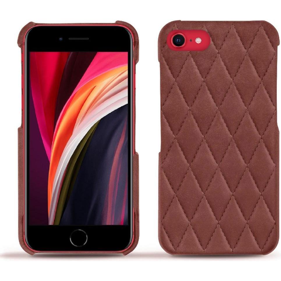 Noreve Lederschutzhülle (Apple iPhone SE (2nd Gen), Apple iPhone SE (3rd Gen)), Smartphone Hülle, Rot