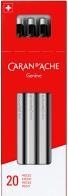 Produktbild Caran d'Ache Kugelschreiber 825, schwarz, Promopackung à 18+2 Stück (Schwarz, 20 x)