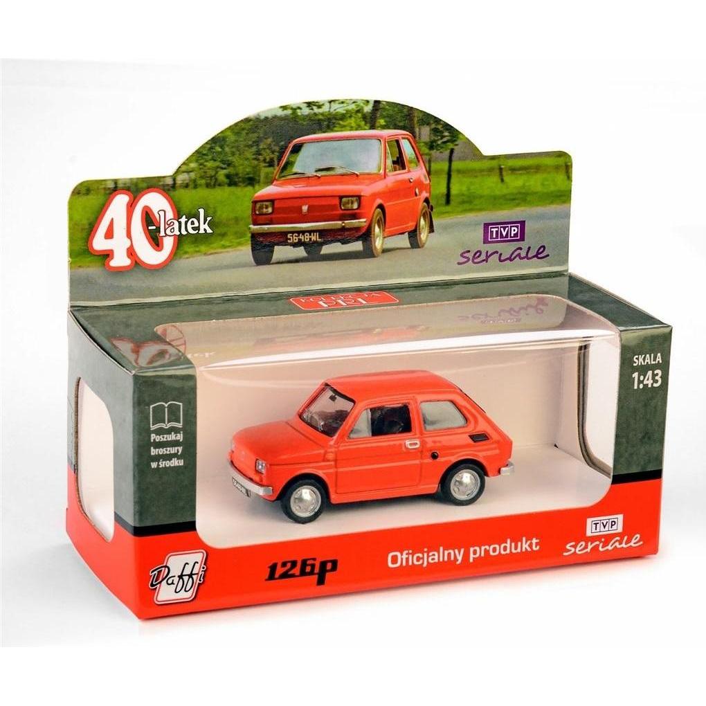 Daff Fiat 126P vierzig Jahre alt, rot (487436)