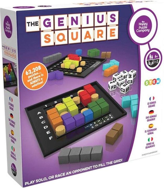Actual product image Smart Games SmartGames - Genius Square XL, Battle Puzzle Game, 6+ Years (English, French, German, Italian, 1 - 2 Players)